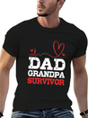 Heartbeat Heart Attack Survivor For Dad Grandpa Lightweight Cotton T-Shirt – Daily Comfort Graphic Shirt