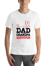 Heartbeat Heart Attack Survivor For Dad Grandpa Lightweight Cotton T-Shirt – Daily Comfort Graphic Shirt