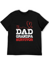 Heartbeat Heart Attack Survivor For Dad Grandpa Lightweight Cotton T-Shirt – Daily Comfort Graphic Shirt