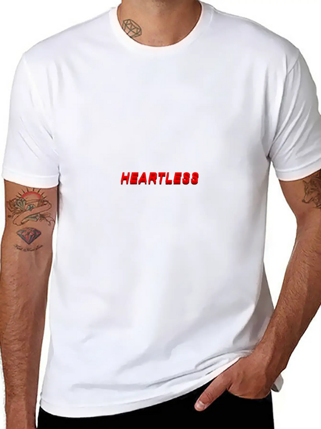 Heartless Aesthetic Grunge E Girl Eboy Teen Girls Lightweight Cotton T-Shirt – Daily Comfort Graphic Shirt