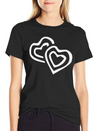 Hearts Lightweight Cotton T-Shirt – Daily Comfort Graphic Shirt