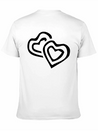 Hearts Lightweight Cotton T-Shirt – Daily Comfort Graphic Shirt