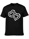 Hearts Lightweight Cotton T-Shirt – Daily Comfort Graphic Shirt