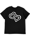 Hearts Lightweight Cotton T-Shirt – Daily Comfort Graphic Shirt