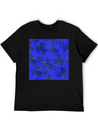 HellCat Pattern Blue Lightweight Cotton T-Shirt – Daily Comfort Graphic Shirt