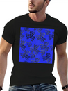 HellCat Pattern Blue Lightweight Cotton T-Shirt – Daily Comfort Graphic Shirt