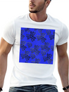 HellCat Pattern Blue Lightweight Cotton T-Shirt – Daily Comfort Graphic Shirt