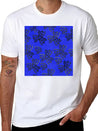 HellCat Pattern Blue Lightweight Cotton T-Shirt – Daily Comfort Graphic Shirt