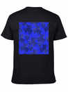 HellCat Pattern Blue Lightweight Cotton T-Shirt – Daily Comfort Graphic Shirt