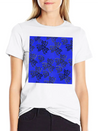 HellCat Pattern Blue Lightweight Cotton T-Shirt – Daily Comfort Graphic Shirt
