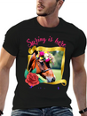Hello Spring Lightweight Cotton T-Shirt – Daily Comfort Graphic Shirt
