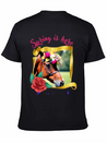 Hello Spring Lightweight Cotton T-Shirt – Daily Comfort Graphic Shirt