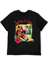 Hello Spring Lightweight Cotton T-Shirt – Daily Comfort Graphic Shirt