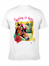Hello Spring Lightweight Cotton T-Shirt – Daily Comfort Graphic Shirt