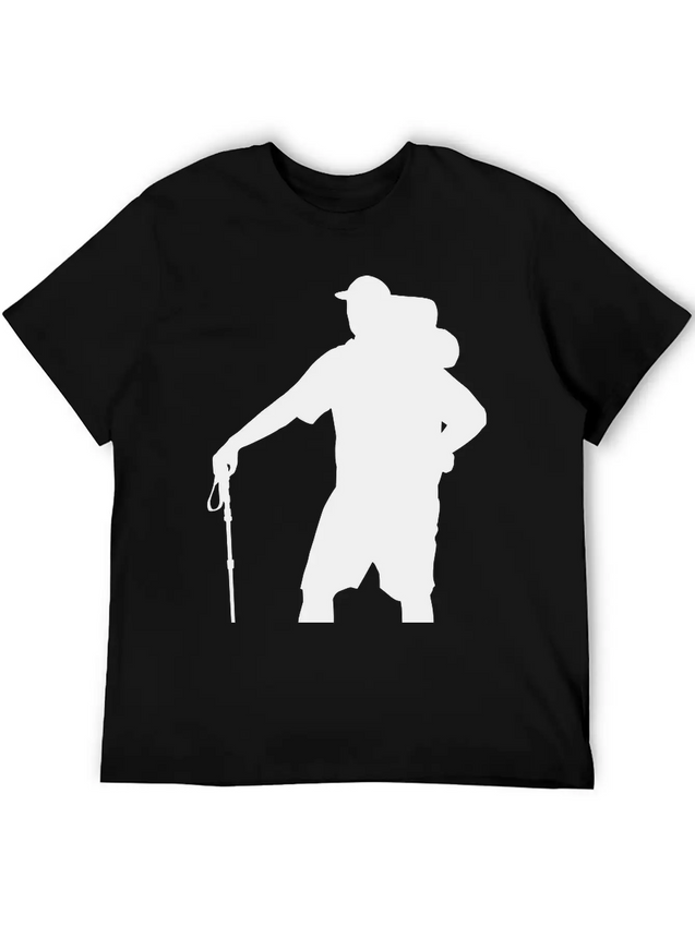Hiker Lightweight Cotton T-Shirt – Daily Comfort Graphic Shirt