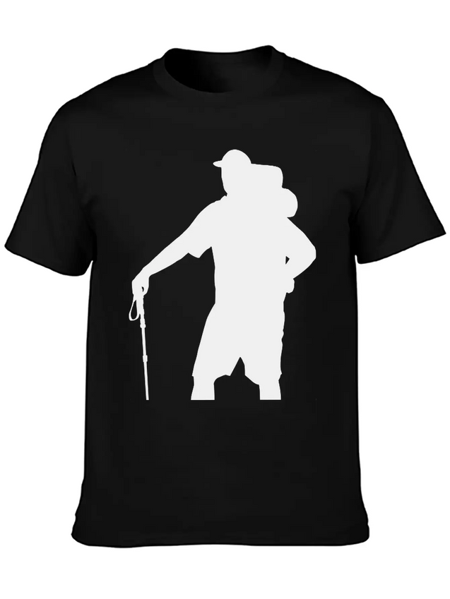 Hiker Lightweight Cotton T-Shirt – Daily Comfort Graphic Shirt