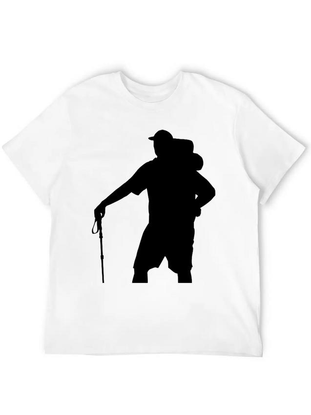 Hiker Lightweight Cotton T-Shirt – Daily Comfort Graphic Shirt