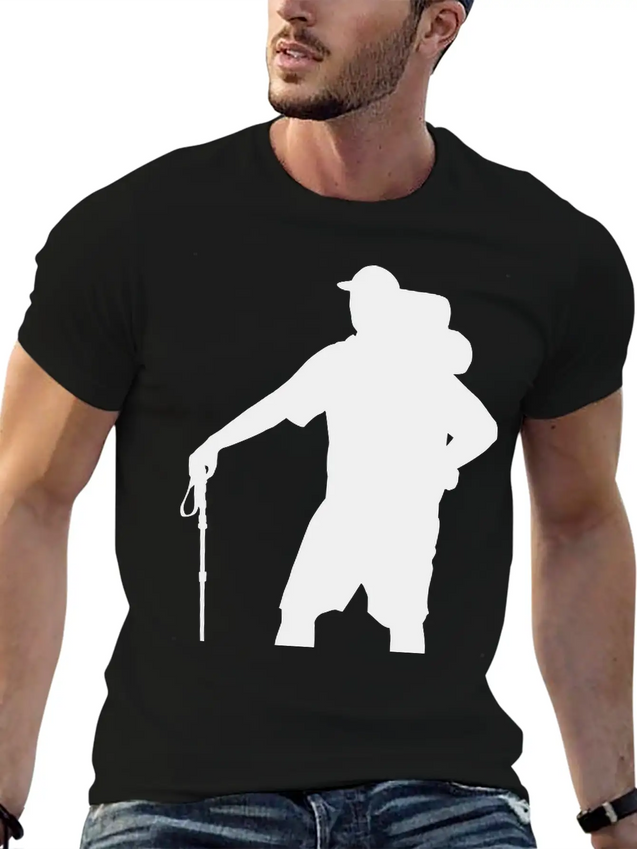Hiker Lightweight Cotton T-Shirt – Daily Comfort Graphic Shirt