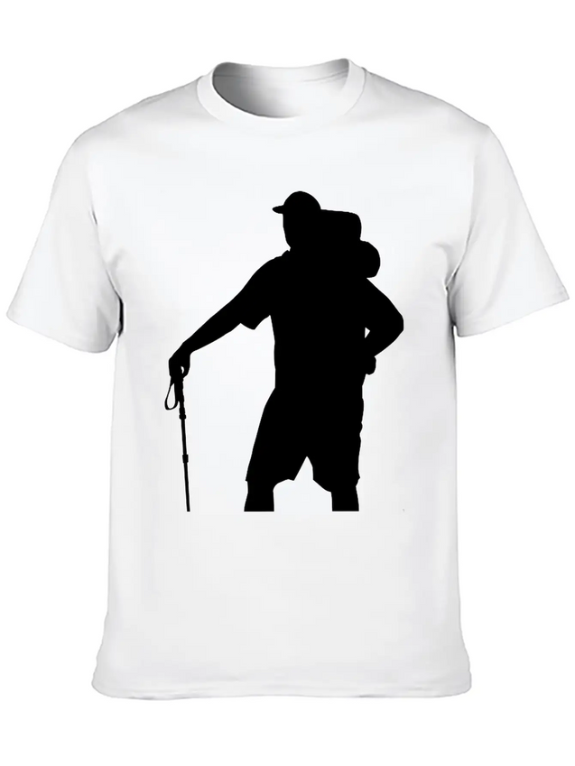 Hiker Lightweight Cotton T-Shirt – Daily Comfort Graphic Shirt