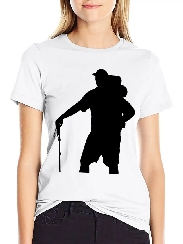 Hiker Lightweight Cotton T-Shirt – Daily Comfort Graphic Shirt