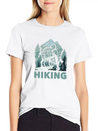 Hiking Trails Outdoor Hike Hiker Lightweight Cotton T-Shirt – Daily Comfort Graphic Shirt