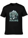 Hiking Trails Outdoor Hike Hiker Lightweight Cotton T-Shirt – Daily Comfort Graphic Shirt