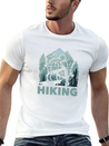 Hiking Trails Outdoor Hike Hiker Lightweight Cotton T-Shirt – Daily Comfort Graphic Shirt