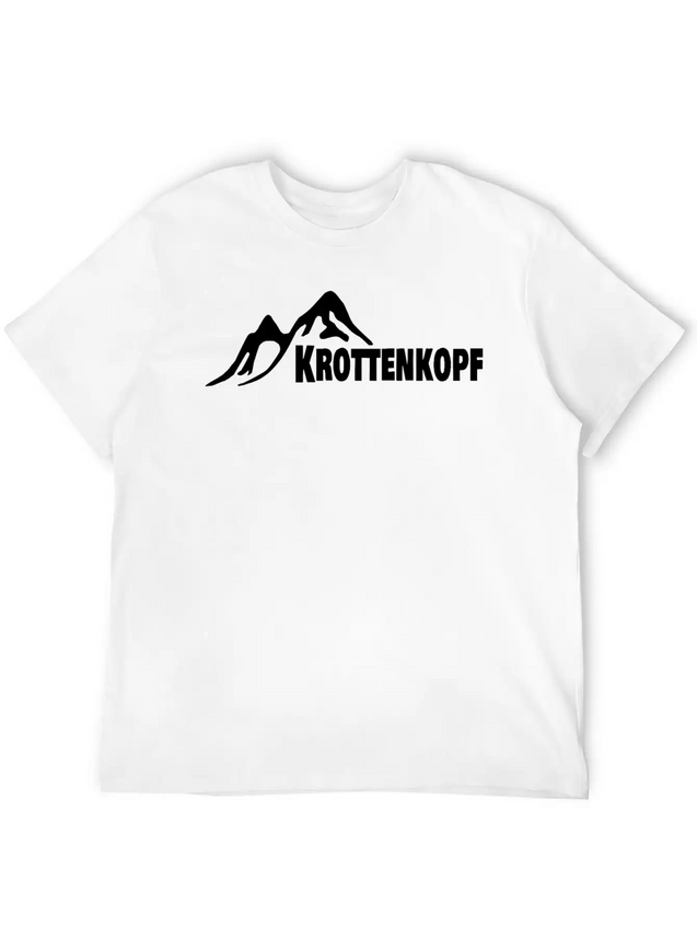 Hill And Mountain Krottenkopf In Germany Lightweight Cotton T-Shirt – Daily Comfort Graphic Shirt