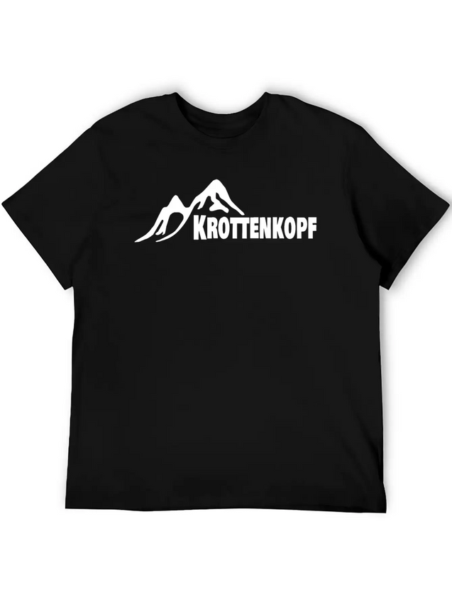 Hill And Mountain Krottenkopf In Germany Lightweight Cotton T-Shirt – Daily Comfort Graphic Shirt