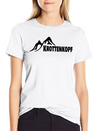 Hill And Mountain Krottenkopf In Germany Lightweight Cotton T-Shirt – Daily Comfort Graphic Shirt