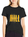 Hill Word Art Lightweight Cotton T-Shirt – Daily Comfort Graphic Shirt