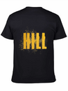 Hill Word Art Lightweight Cotton T-Shirt – Daily Comfort Graphic Shirt