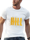 Hill Word Art Lightweight Cotton T-Shirt – Daily Comfort Graphic Shirt