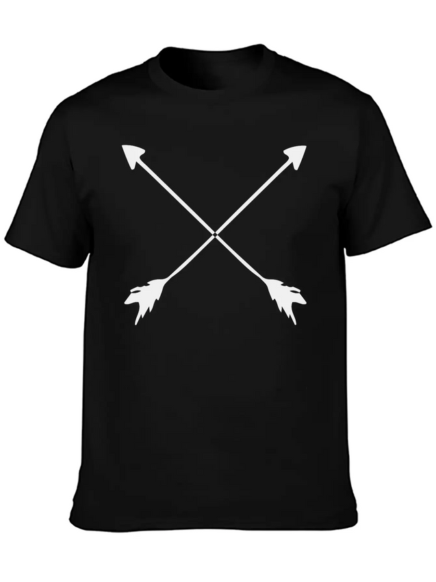 Hipster Arrows Lightweight Cotton T-Shirt – Daily Comfort Graphic Shirt