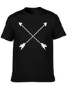 Hipster Arrows Lightweight Cotton T-Shirt – Daily Comfort Graphic Shirt