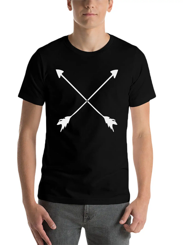 Hipster Arrows Lightweight Cotton T-Shirt – Daily Comfort Graphic Shirt