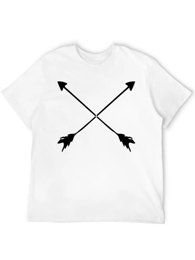 Hipster Arrows Lightweight Cotton T-Shirt – Daily Comfort Graphic Shirt