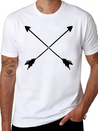 Hipster Arrows Lightweight Cotton T-Shirt – Daily Comfort Graphic Shirt