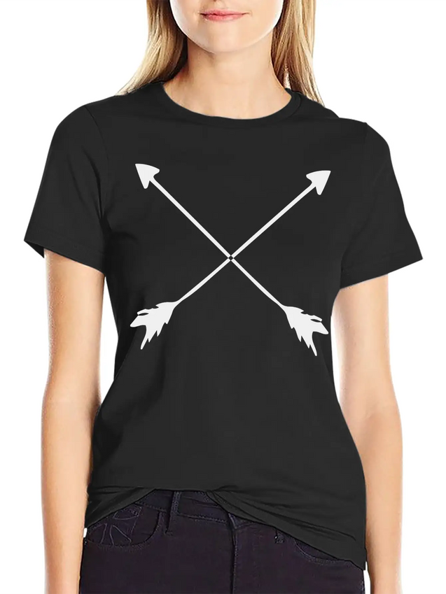 Hipster Arrows Lightweight Cotton T-Shirt – Daily Comfort Graphic Shirt