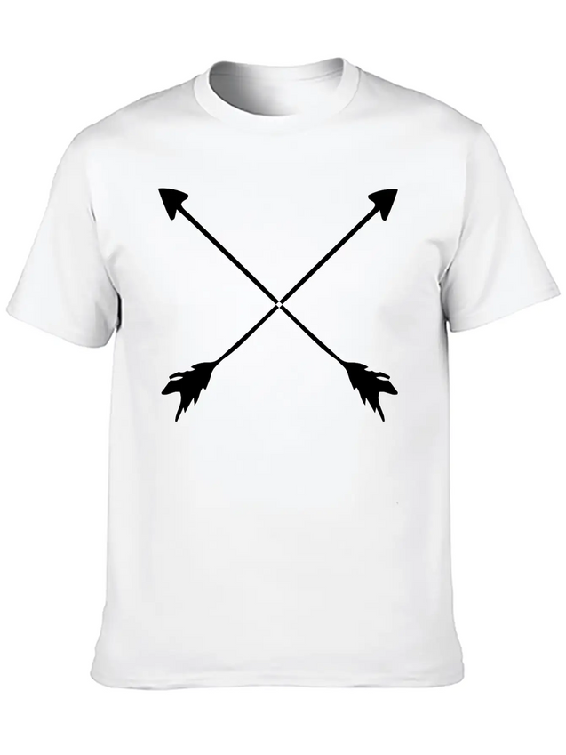 Hipster Arrows Lightweight Cotton T-Shirt – Daily Comfort Graphic Shirt