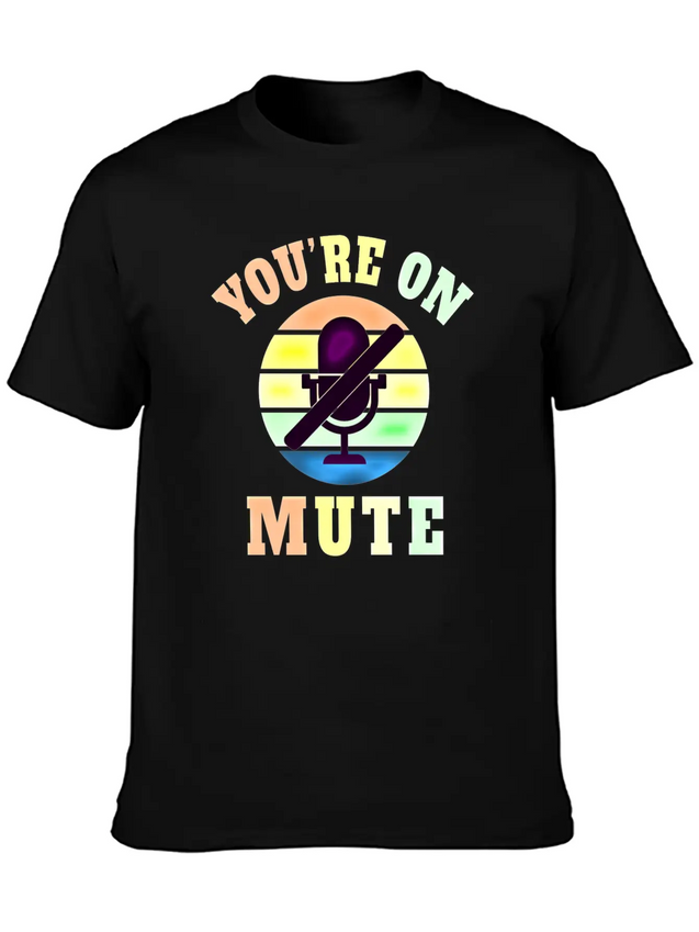 Homeoffice Microphone Office Work Job Lightweight Cotton T-Shirt – Daily Comfort Graphic Shirt