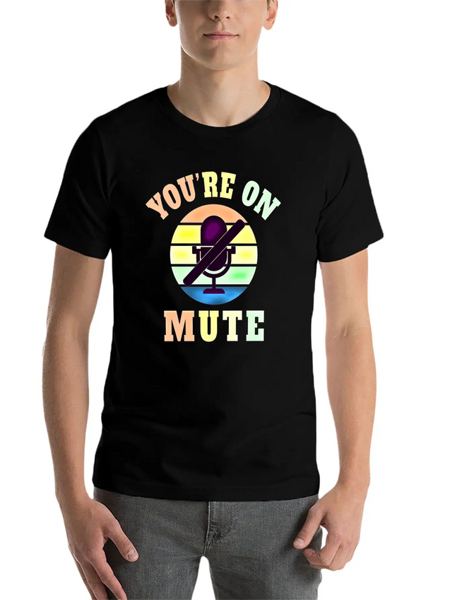 Homeoffice Microphone Office Work Job Lightweight Cotton T-Shirt – Daily Comfort Graphic Shirt