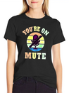 Homeoffice Microphone Office Work Job Lightweight Cotton T-Shirt – Daily Comfort Graphic Shirt