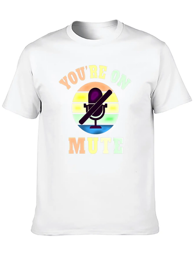 Homeoffice Microphone Office Work Job Lightweight Cotton T-Shirt – Daily Comfort Graphic Shirt