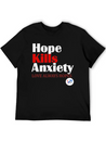 Hope Kills Anxiety Lightweight Cotton T-Shirt – Daily Comfort Graphic Shirt