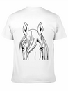 Horse - Head Vector Lightweight Cotton T-Shirt – Daily Comfort Graphic Shirt