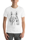 Horse - Head Vector Lightweight Cotton T-Shirt – Daily Comfort Graphic Shirt