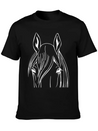 Horse - Head Vector Lightweight Cotton T-Shirt – Daily Comfort Graphic Shirt
