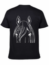 Horse - Head Vector Lightweight Cotton T-Shirt – Daily Comfort Graphic Shirt