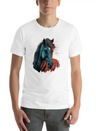 Horse Illustration Lightweight Cotton T-Shirt – Daily Comfort Graphic Shirt